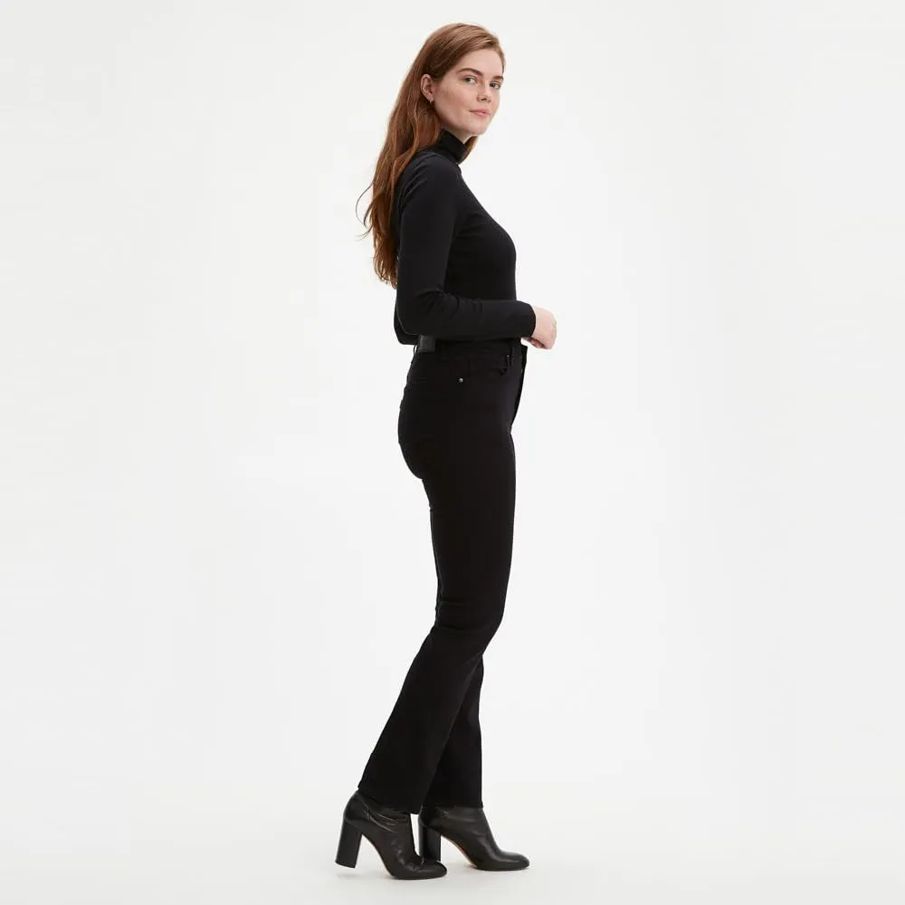 Levi's Plus Size 724 High Rise Straight Jeans, Black, 22 M - immagine 2