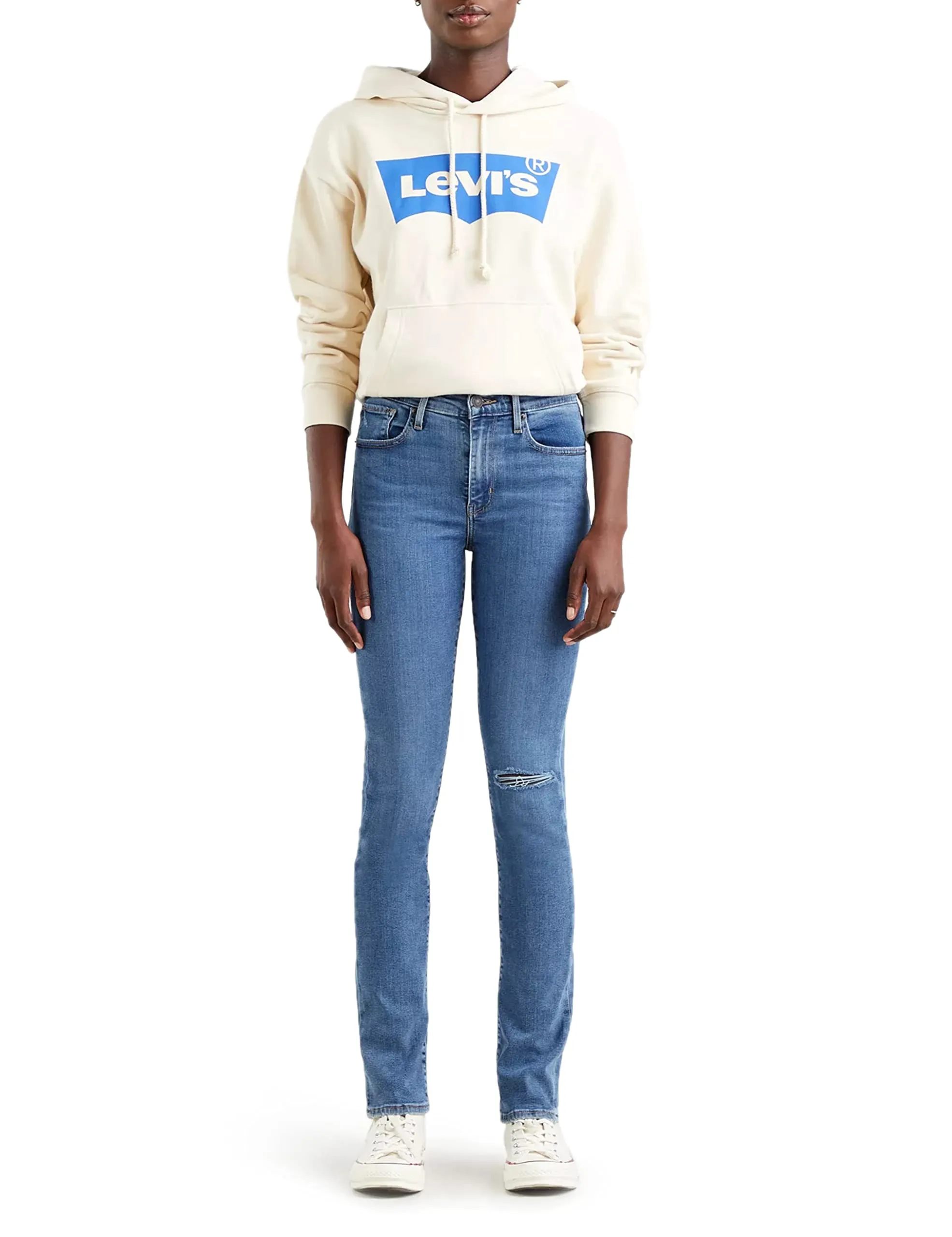 Levi's 724 High Rise Straight Jeans Donna, Bogota Vision, 25W / 32L - immagine 2
