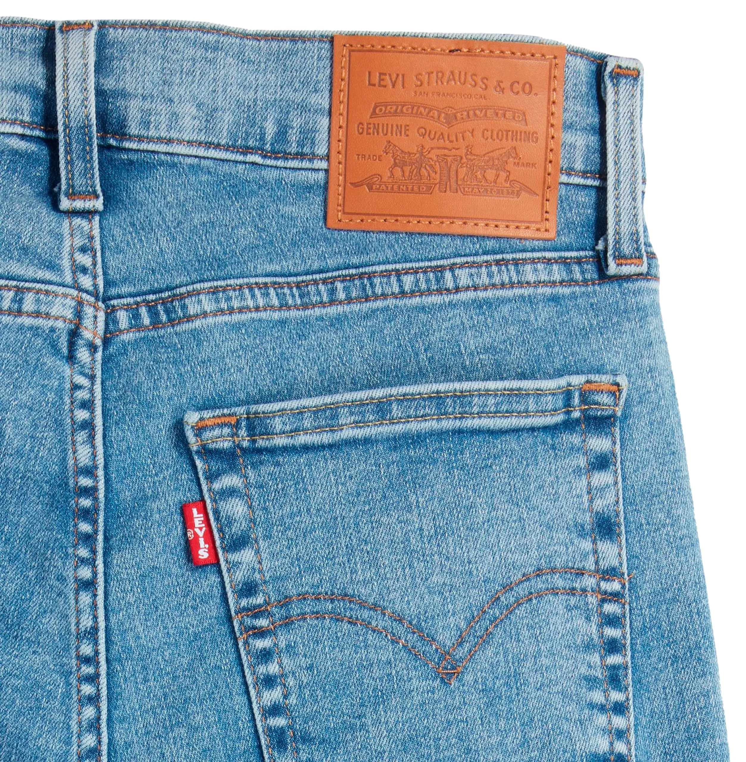 Levi's 724 High Rise Straight Jeans Donna, Blu (Middle Course), 31W / 30L - immagine 8