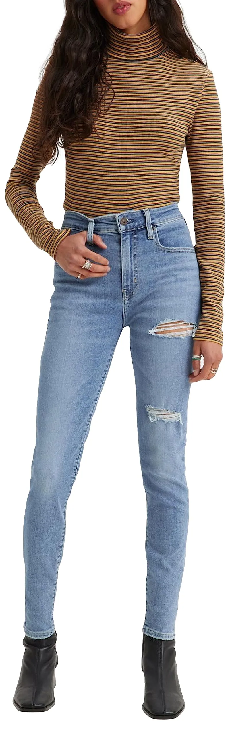 Levi's 721 High Rise Skinny Jeans Donna, Level Up, 27W / 30L - immagine 1