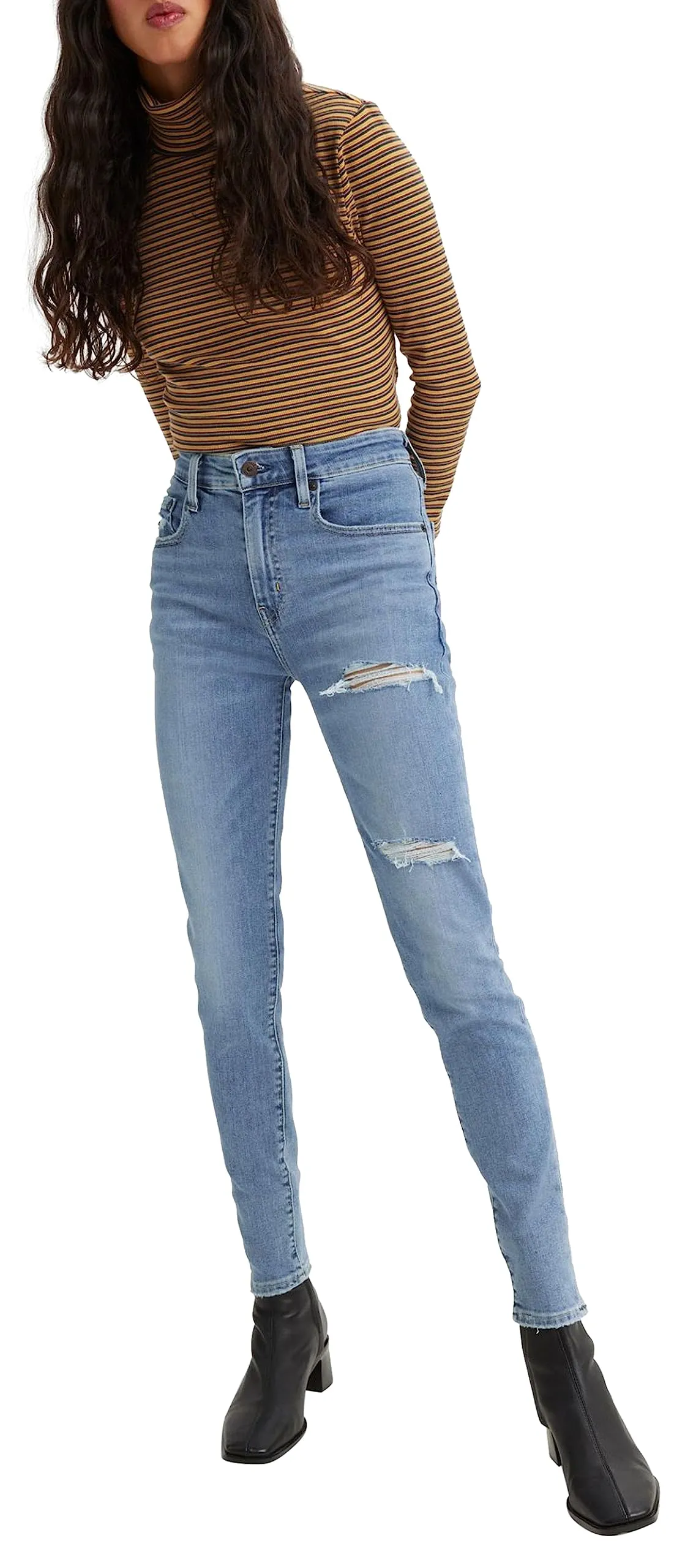 Levi's 721 High Rise Skinny Jeans Donna, Level Up, 27W / 30L - immagine 4