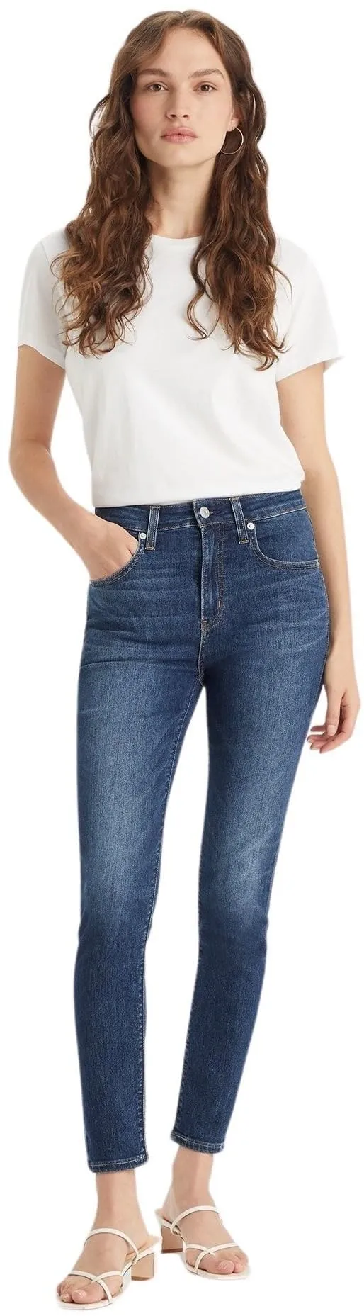 Levi's 721 High Rise Skinny Jeans Donna - Cool I Am in Paradise - 26W / 30L - immagine 4