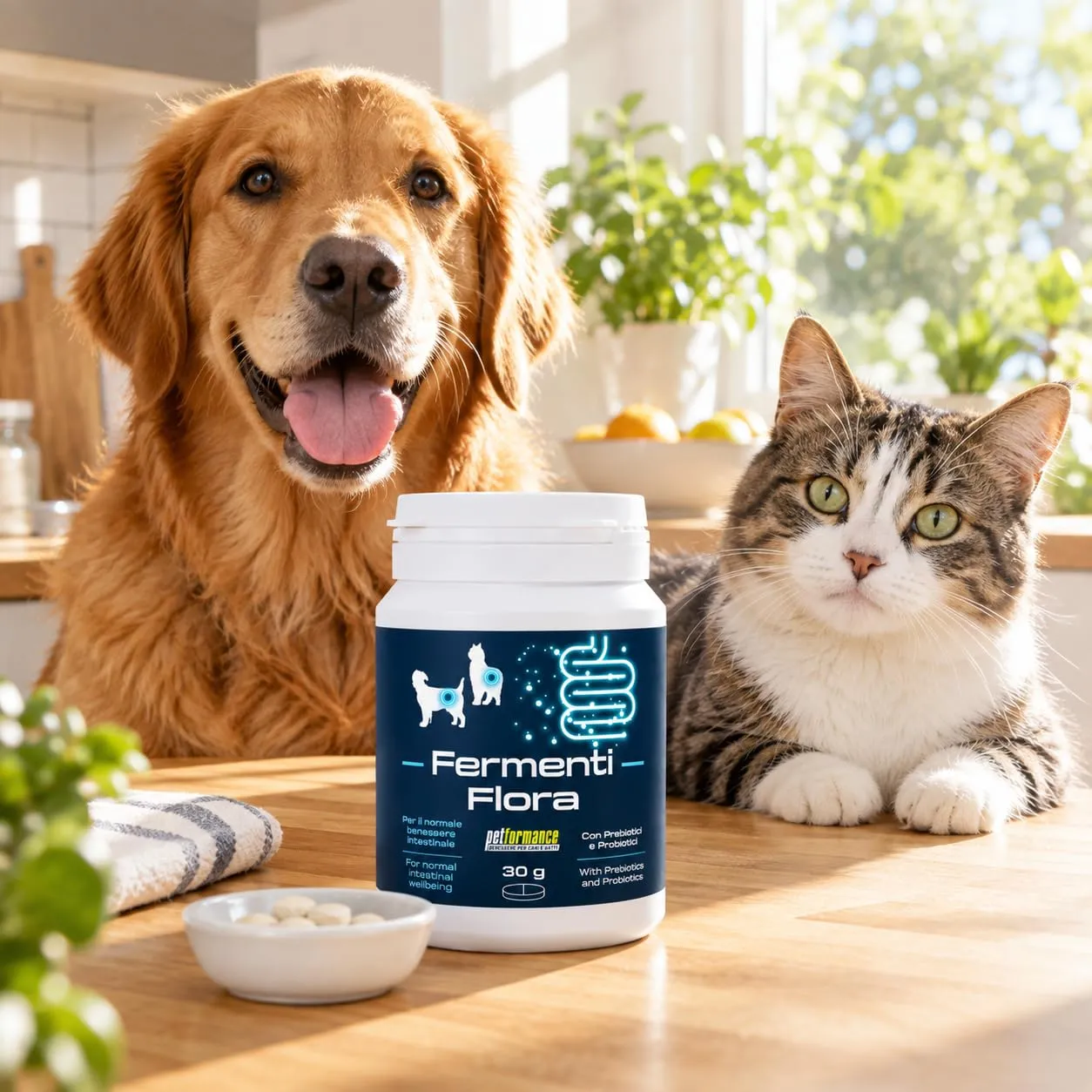 Petformance Fermentiflora Probiotici e Fermenti Lattici per Cani e Gatti, 30 cps - immagine 8