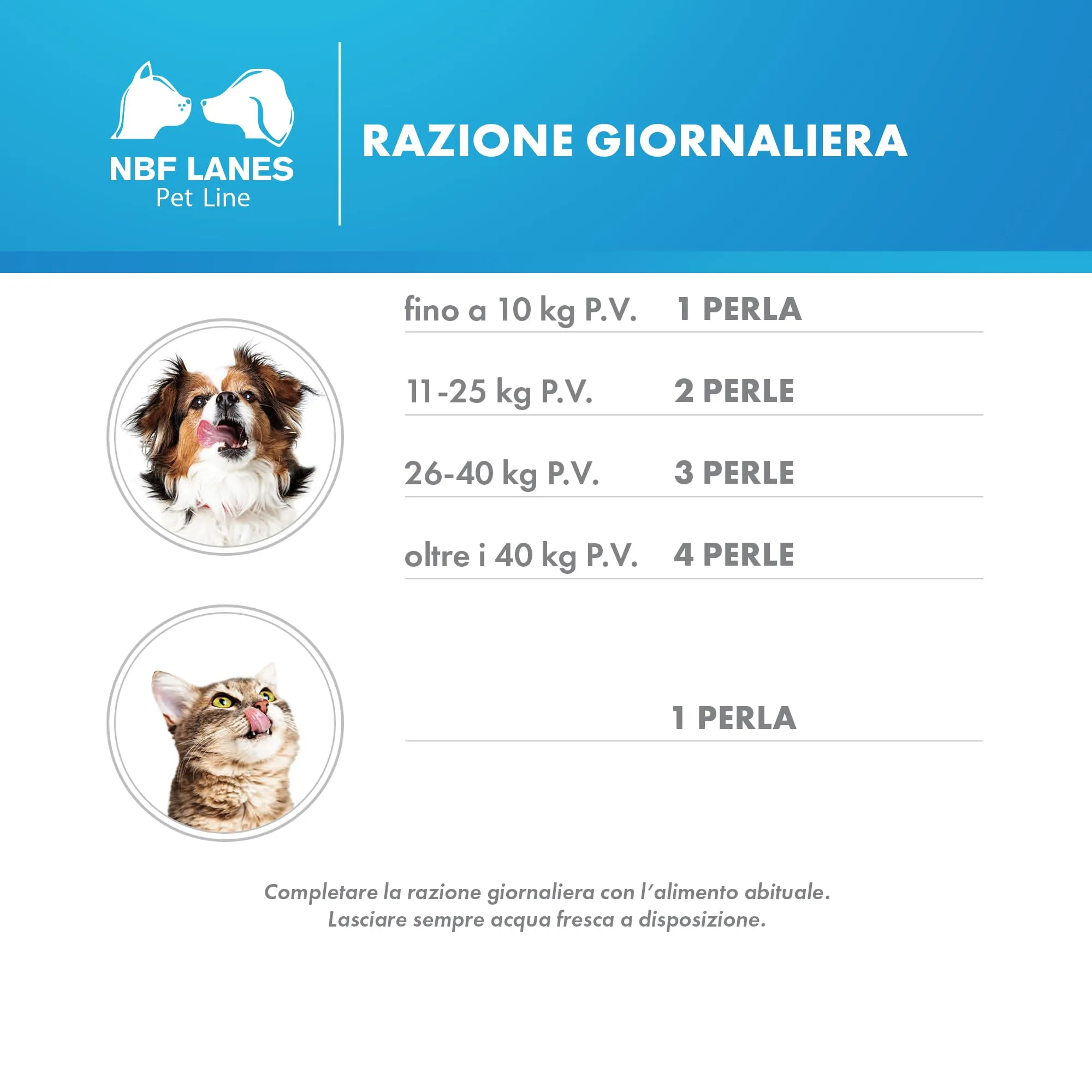 NBF Lanes Ribes Pet Sollievo Cane e Gatto, 60 Perle - immagine 4