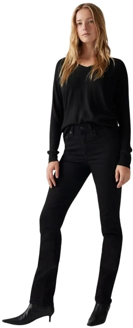 Levi's 724 High Rise Straight Jeans, Midnight Gaze, 24W / 30L - immagine 3