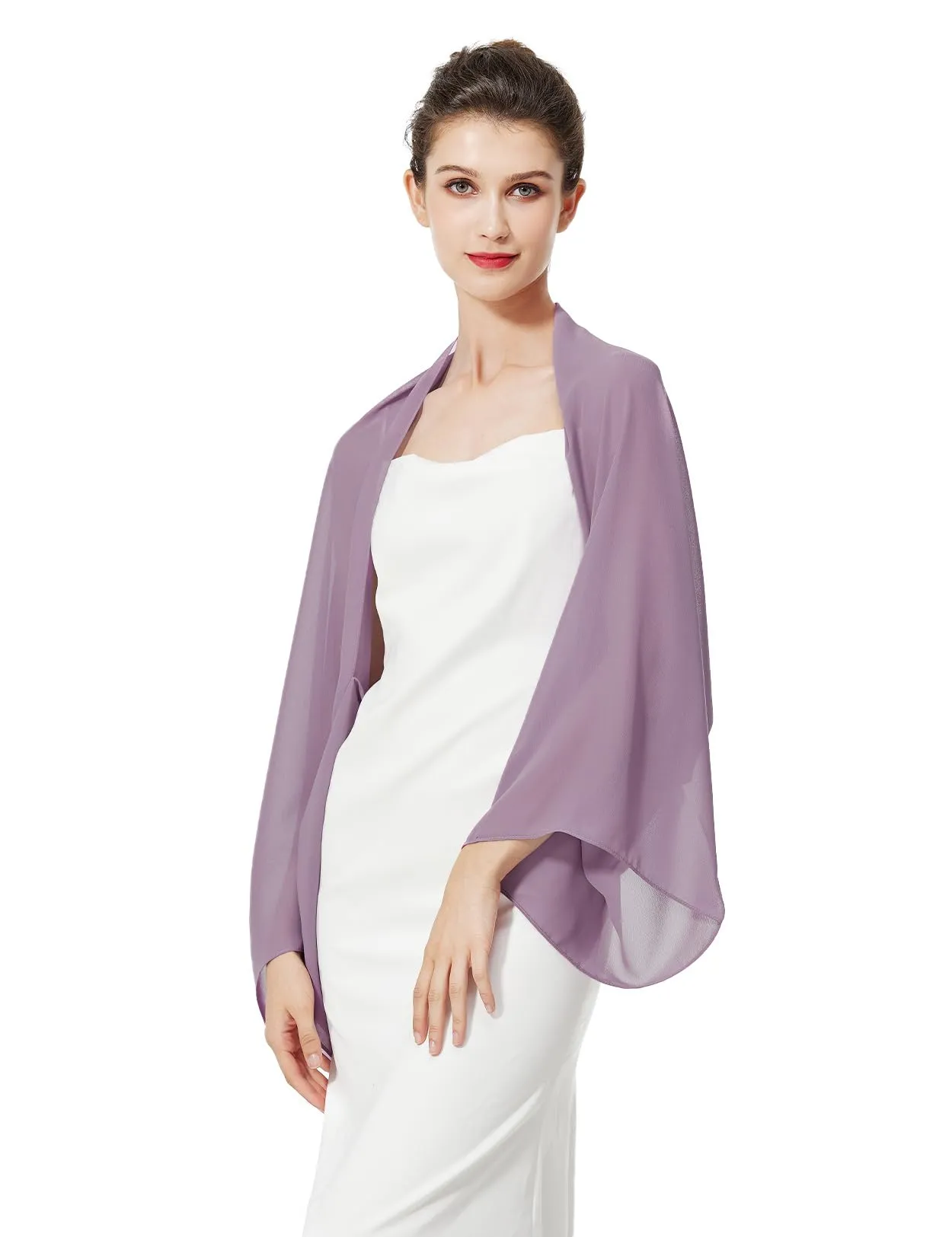 BEAUTELICATE Scialle Coprispalle in Chiffon per Donna - immagine 1