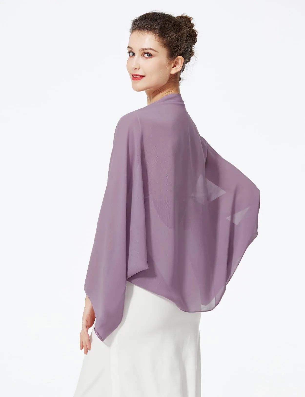 BEAUTELICATE Scialle Coprispalle in Chiffon per Donna - immagine 2