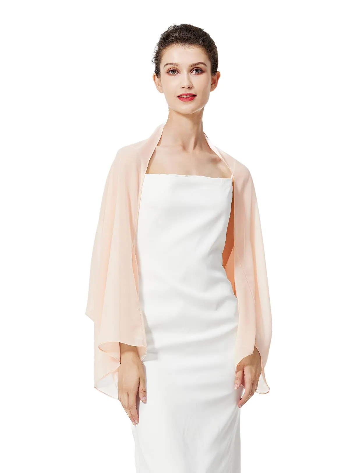 BEAUTELICATE Scialle Coprispalle in Chiffon per Donna - immagine 2