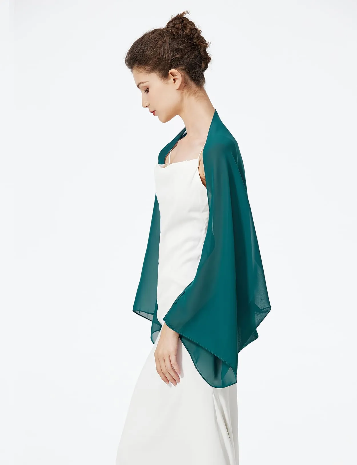 BEAUTELICATE Scialle Coprispalle in Chiffon per Donna - immagine 2
