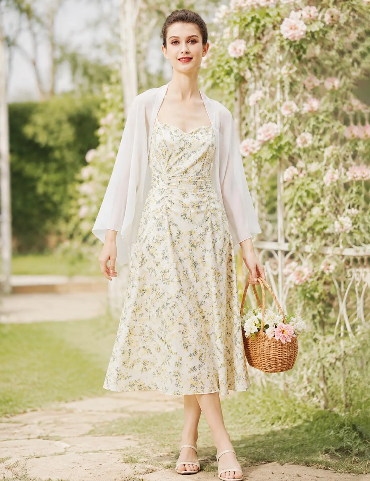 BEAUTELICATE Scialle Coprispalle in Chiffon per Donna - immagine 3
