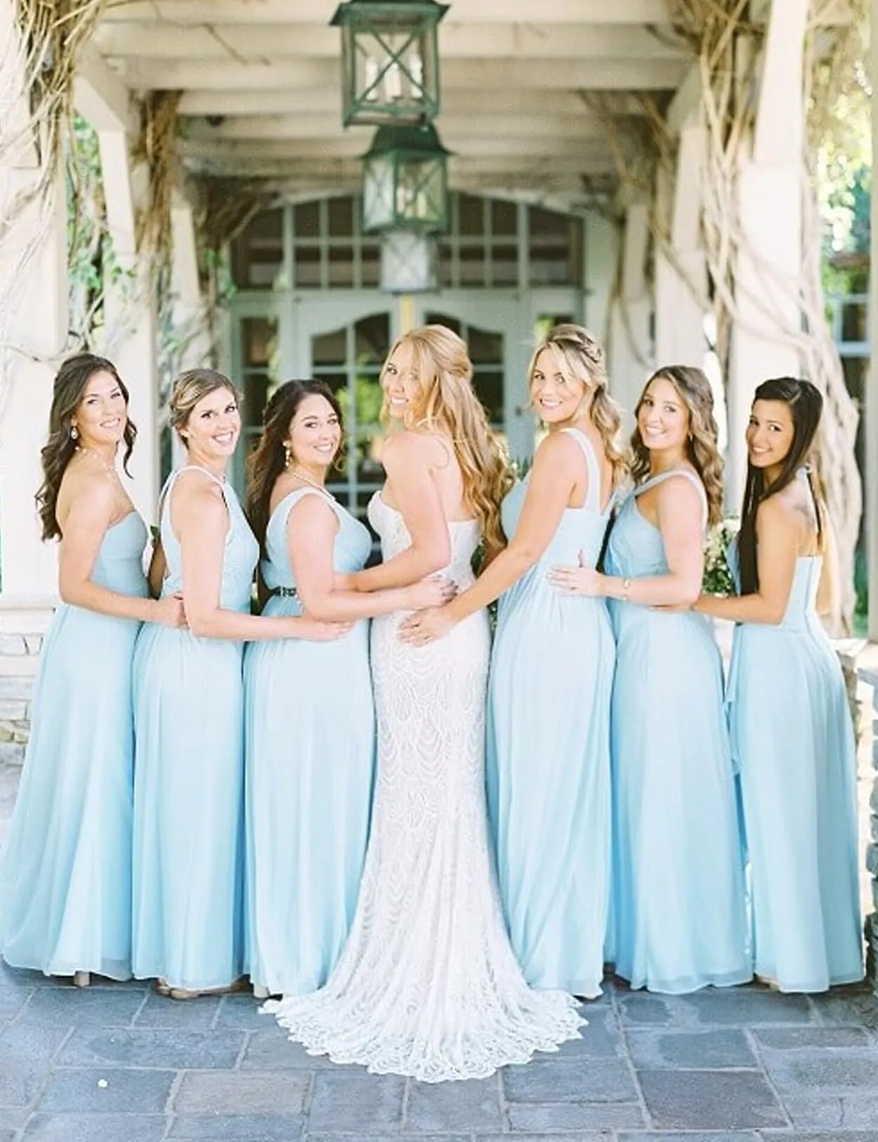 BEAUTELICATE Scialle Coprispalle Elegante Donna in Chiffon per Sposa e Cerimonia - immagine 5