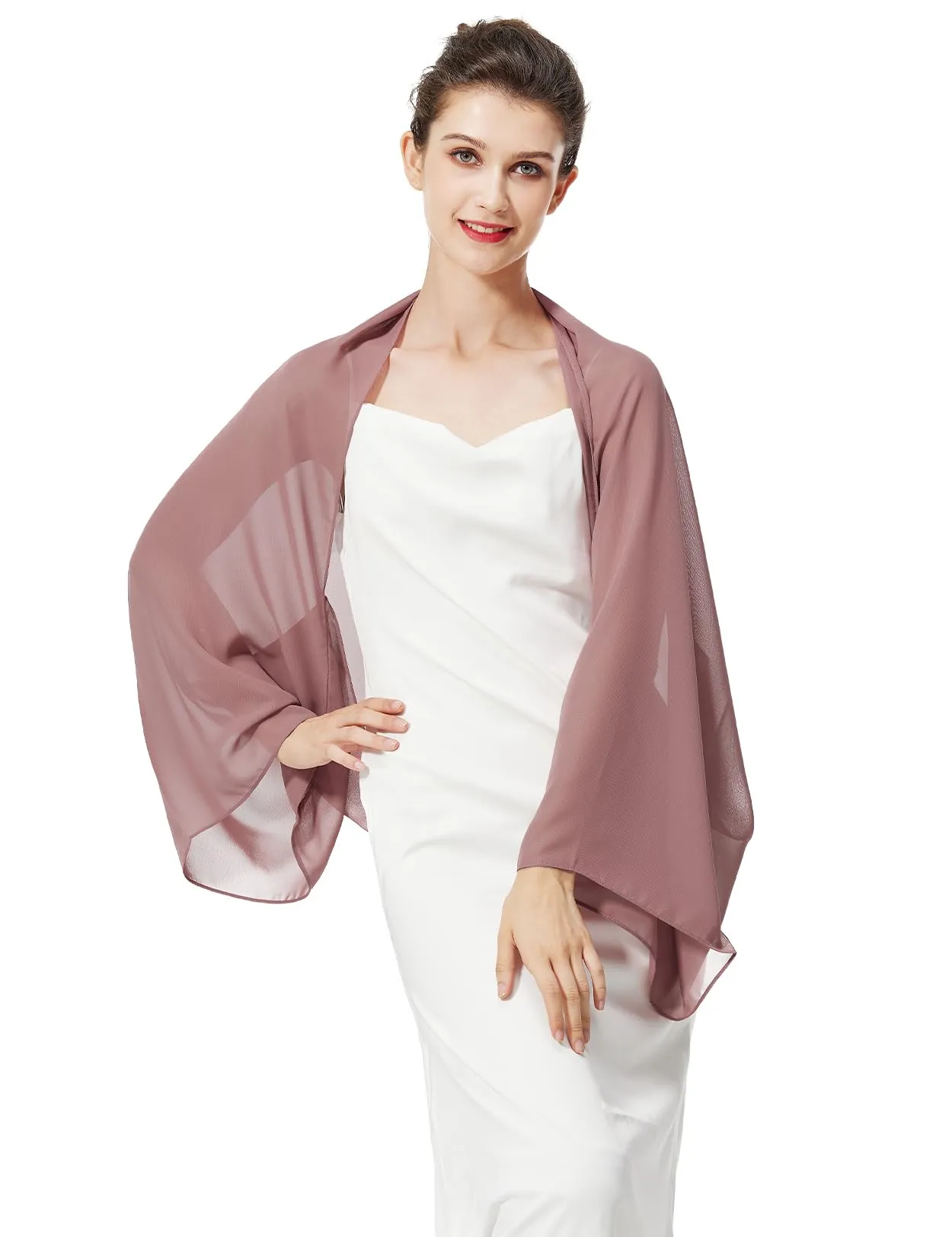 BEAUTELICATE Scialle Coprispalle in Chiffon per Donna - immagine 1