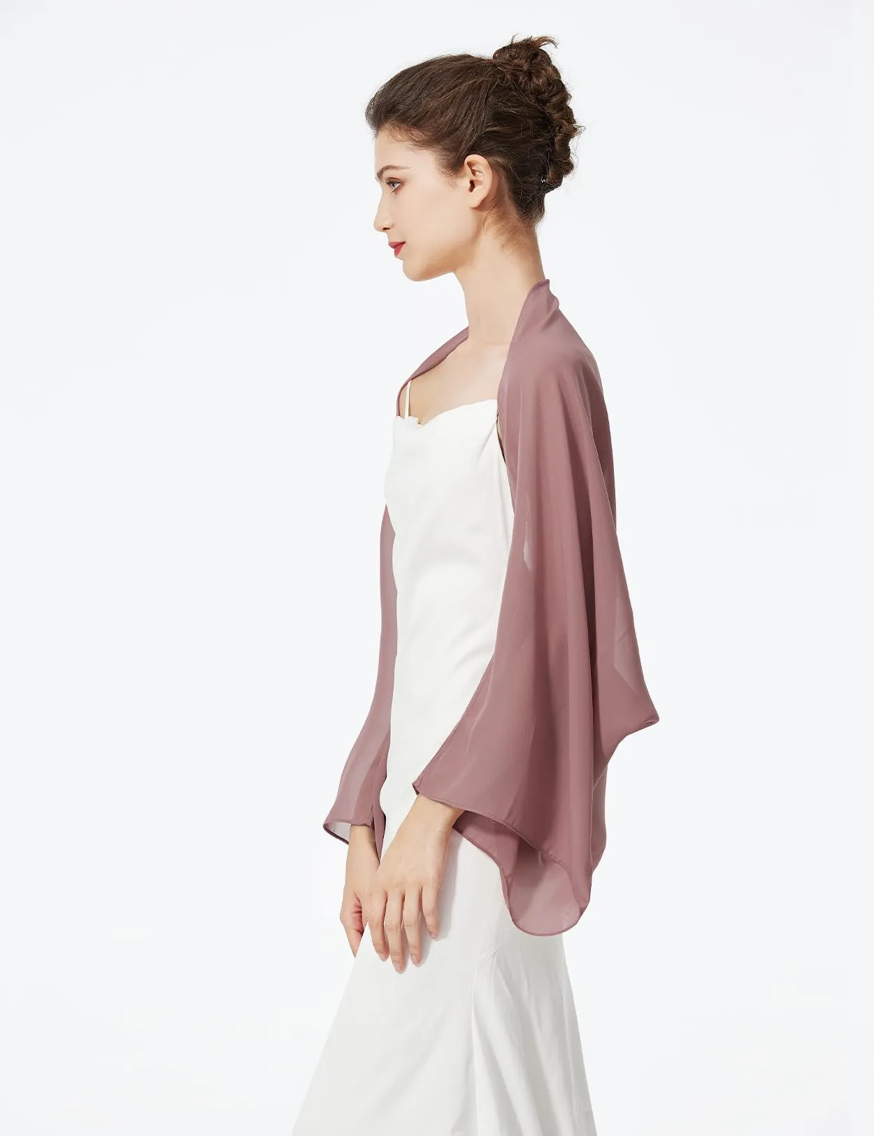 BEAUTELICATE Scialle Coprispalle in Chiffon per Donna - immagine 2