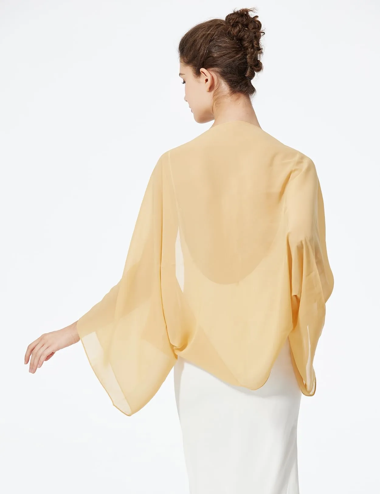 BEAUTELICATE Scialle Coprispalle in Chiffon per Donna - immagine 3