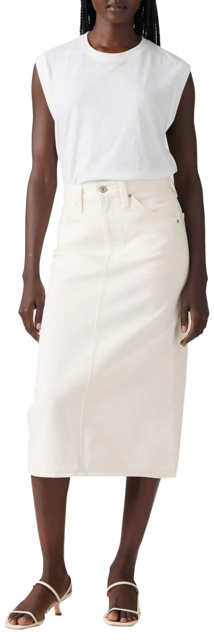Levi's HR Back Slit Skirt - Snowing in La - immagine 1