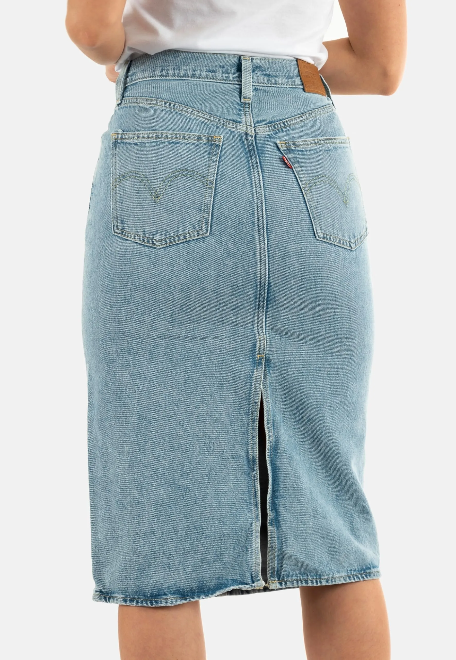 Levi's HR Back Slit Riveting Clean Hem 31W - immagine 4
