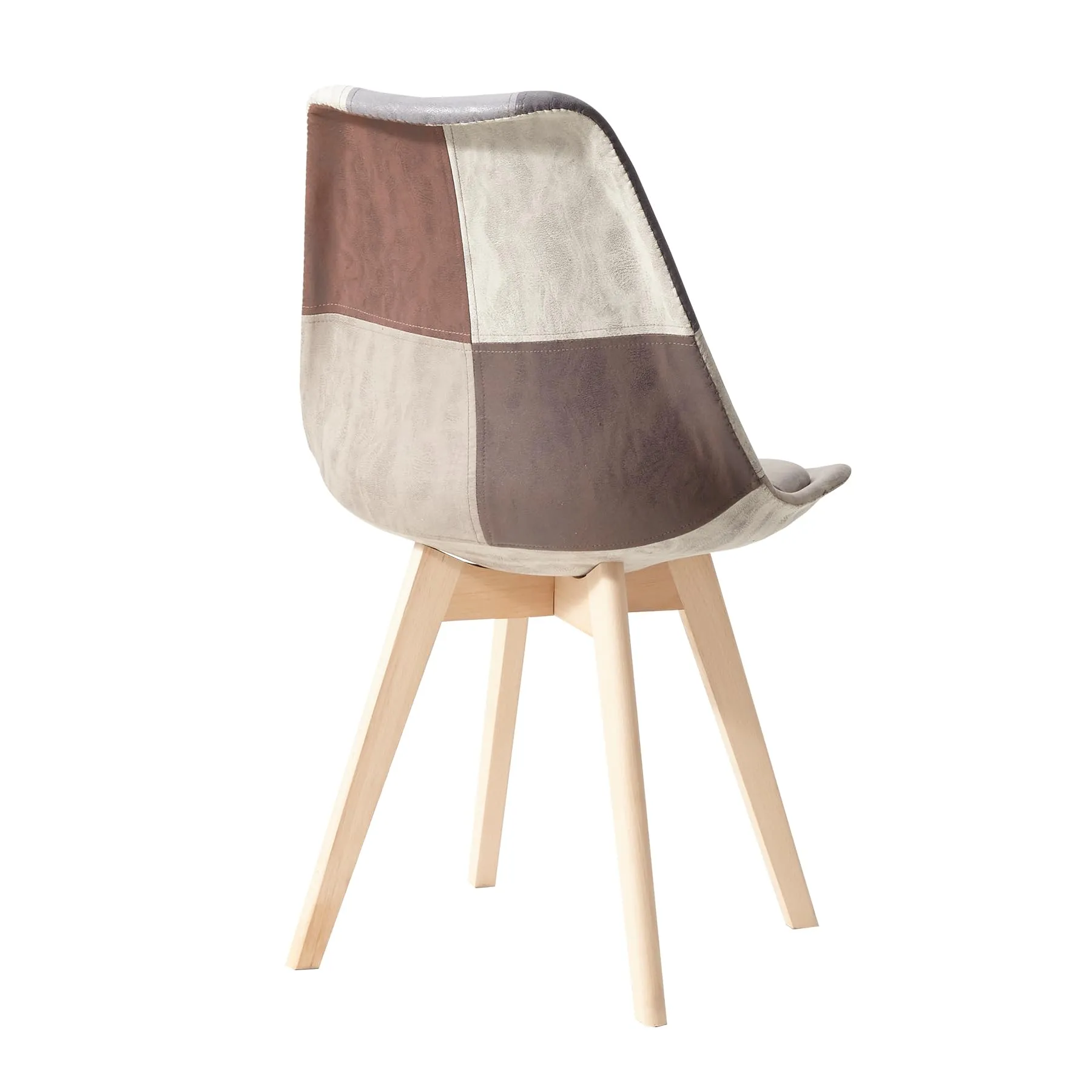 DEYARNA HOME Set di 6 Sedie da Pranzo Imbottite in PU, Marrone - immagine 5