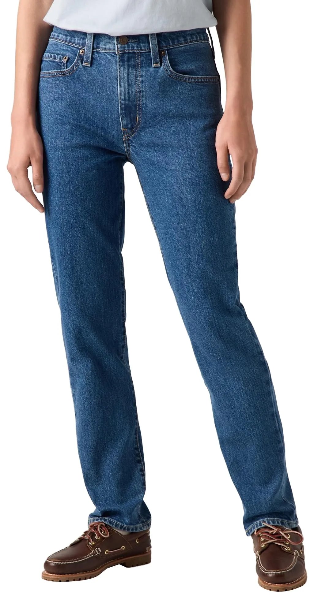 Levi's 724 High Rise Straight Jeans Donna - Mosey Mid Stone, 30W / 30L - immagine 5