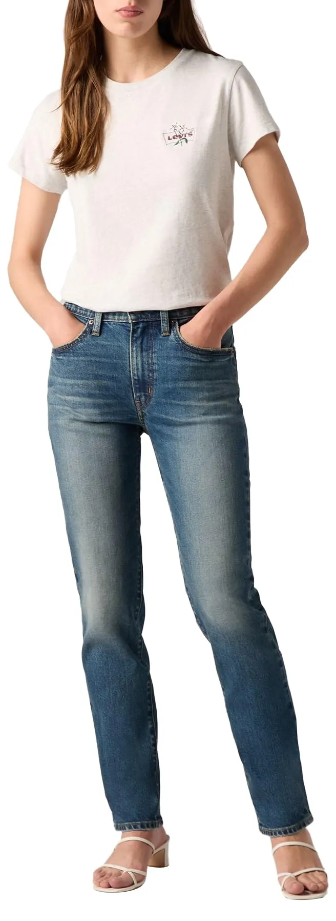 Levi's 724 High Rise Straight Jeans Donna, Ankle Time, 29W / 30L - immagine 5