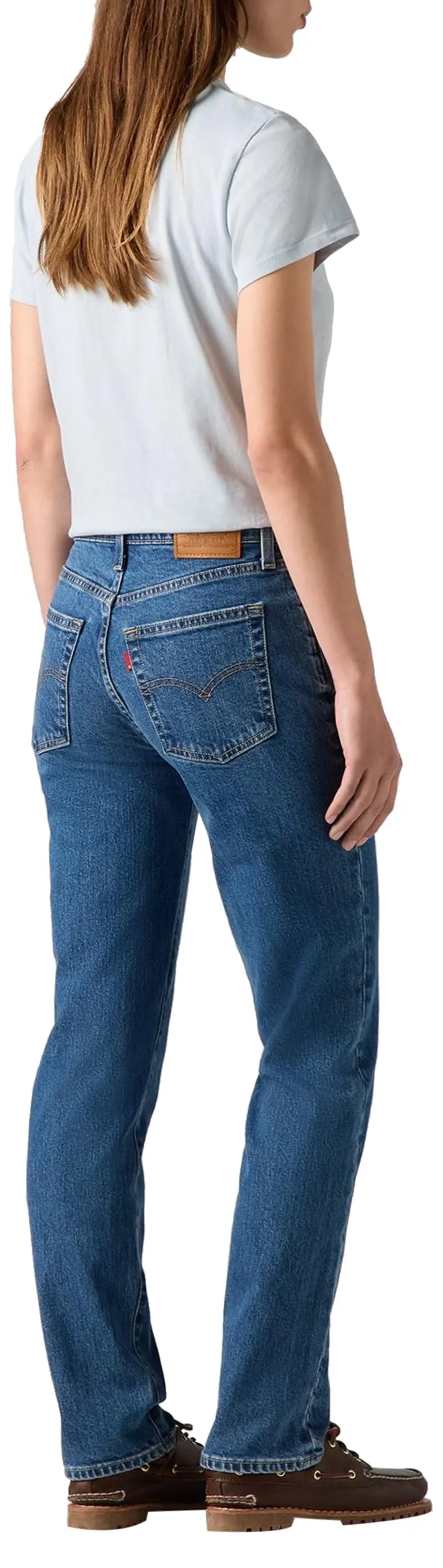 Levi's 724 High Rise Straight Jeans Donna, Mosey Mid Stone, 24W / 30L - immagine 3