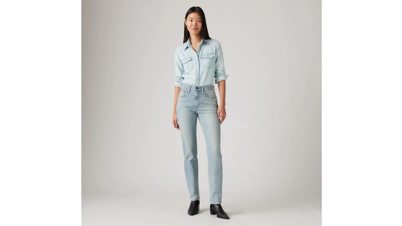 Levi's 724 High Rise Straight Jeans Donna, Headwinds Ahead, 30W / 30L - immagine 4