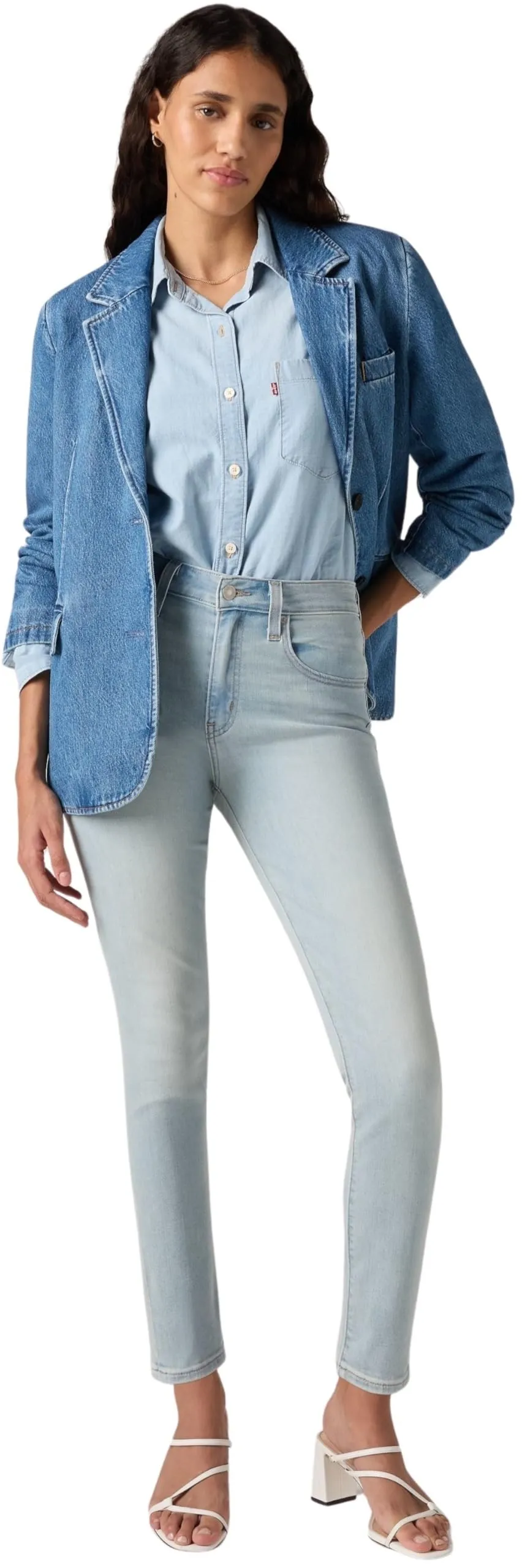 Levi's 721 High Rise Skinny Jeans Donna, Cool Secret Bench, 25W / 28L - immagine 5