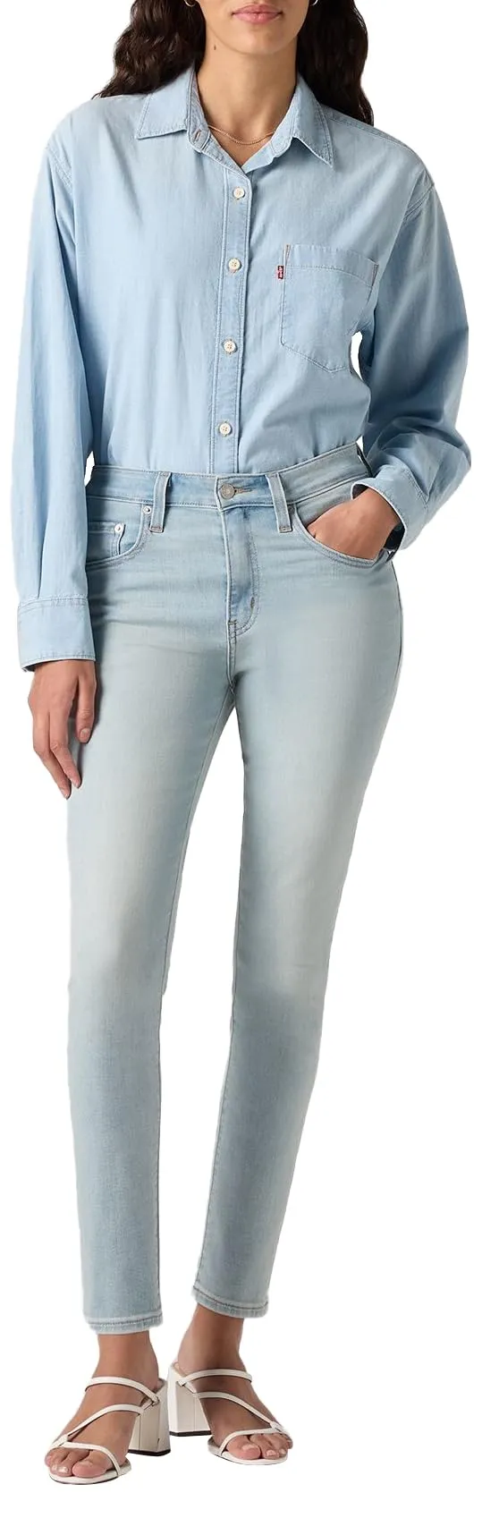 Levi's 721 High Rise Skinny Jeans, Cool Secret Bench, 30W x 32L - immagine 1