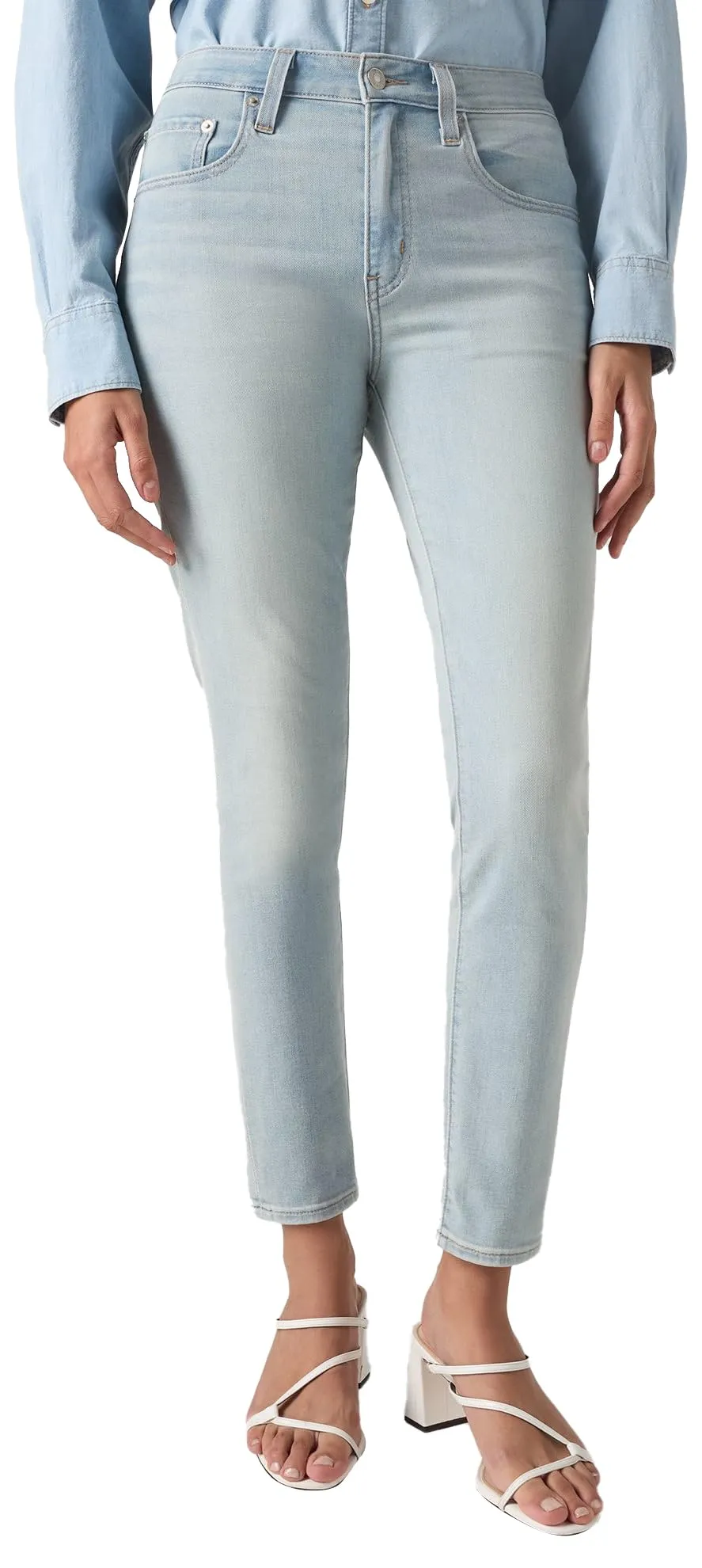 Levi's 721 High Rise Skinny Jeans, Cool Secret Bench, 30W x 32L - immagine 3
