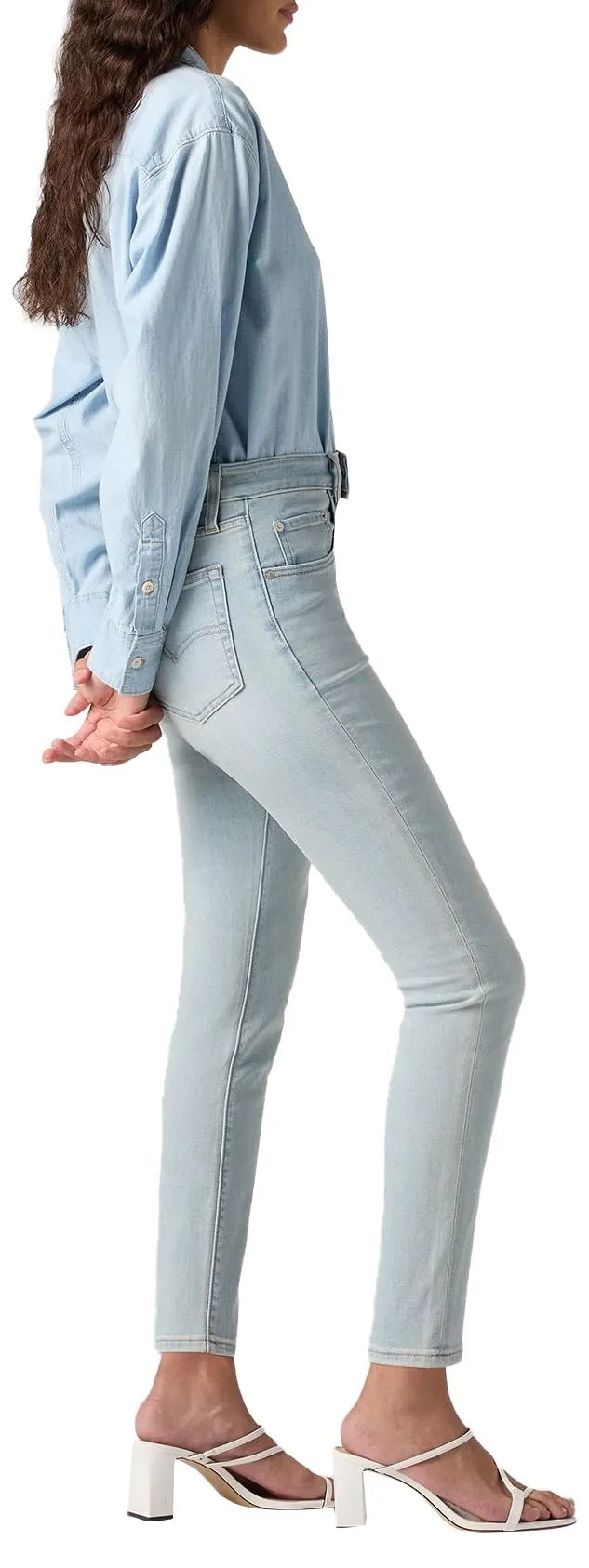 Levi's 721 High Rise Skinny Jeans, Cool Secret Bench, 30W x 32L - immagine 5