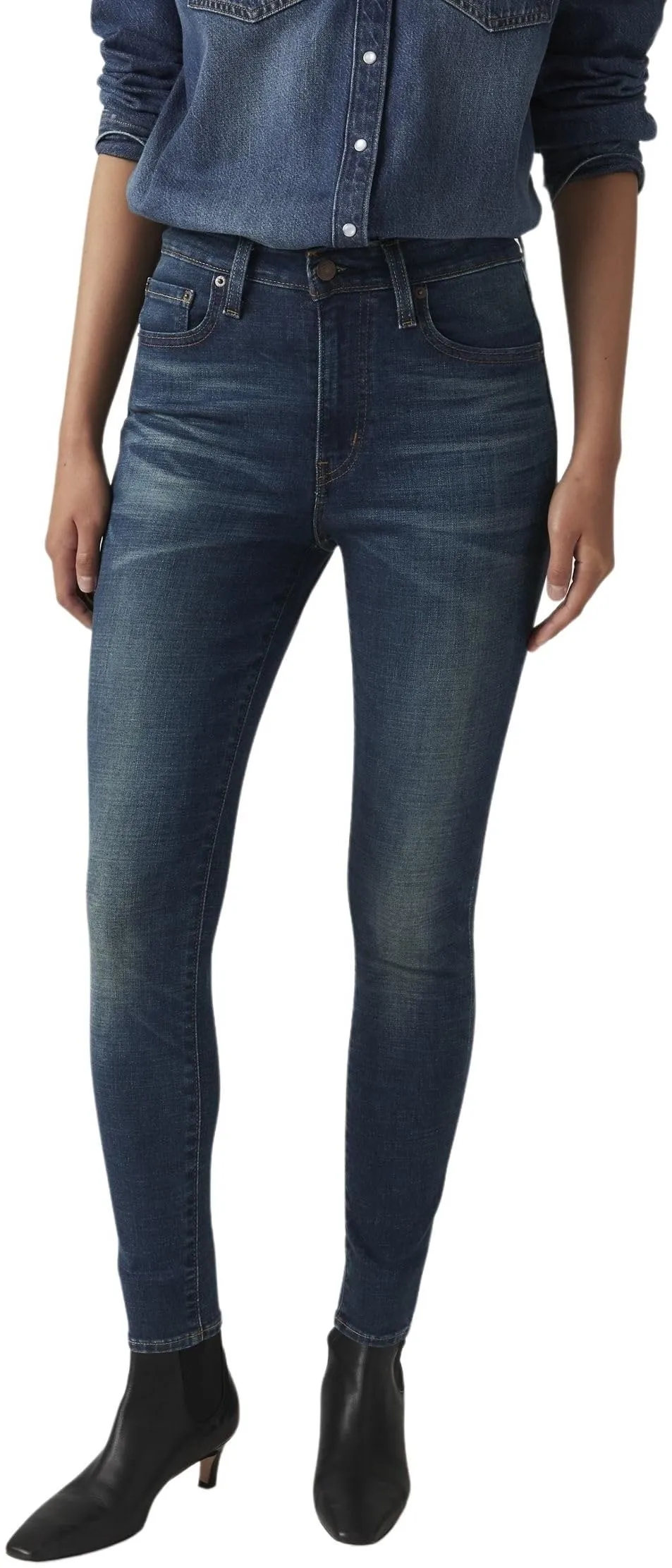Levi's 721 High Rise Skinny Jeans Donna, Miles Apart, 24W / 30L - immagine 1