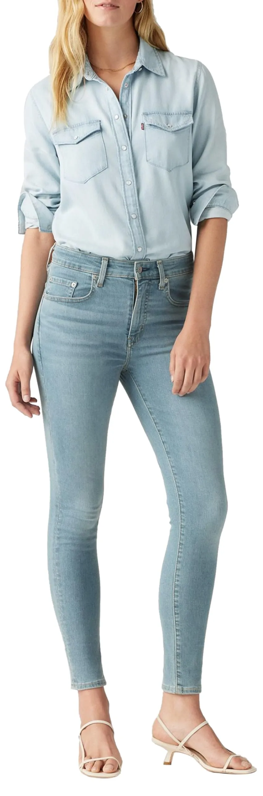 Levi's 721 High Rise Skinny Jeans Donna, Liberty Life, 26W / 30L - immagine 6