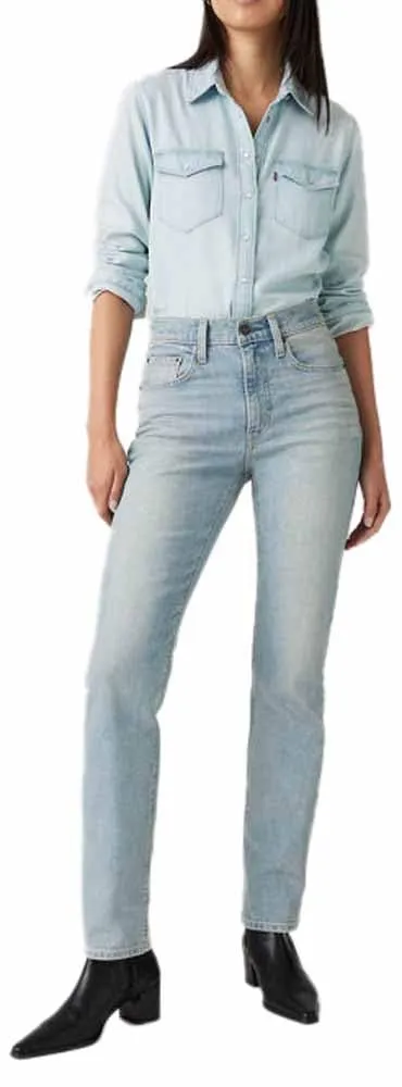 Levi's 724 High Rise Straight Jeans Donna, Headwinds Ahead, 31W / 34L - immagine 1