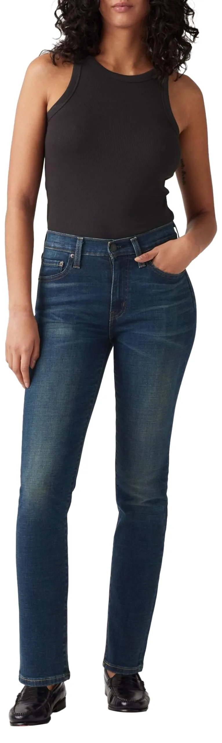 Levi's 724 High Rise Straight Jeans Donna, Miles Apart, 25W / 30L - immagine 1