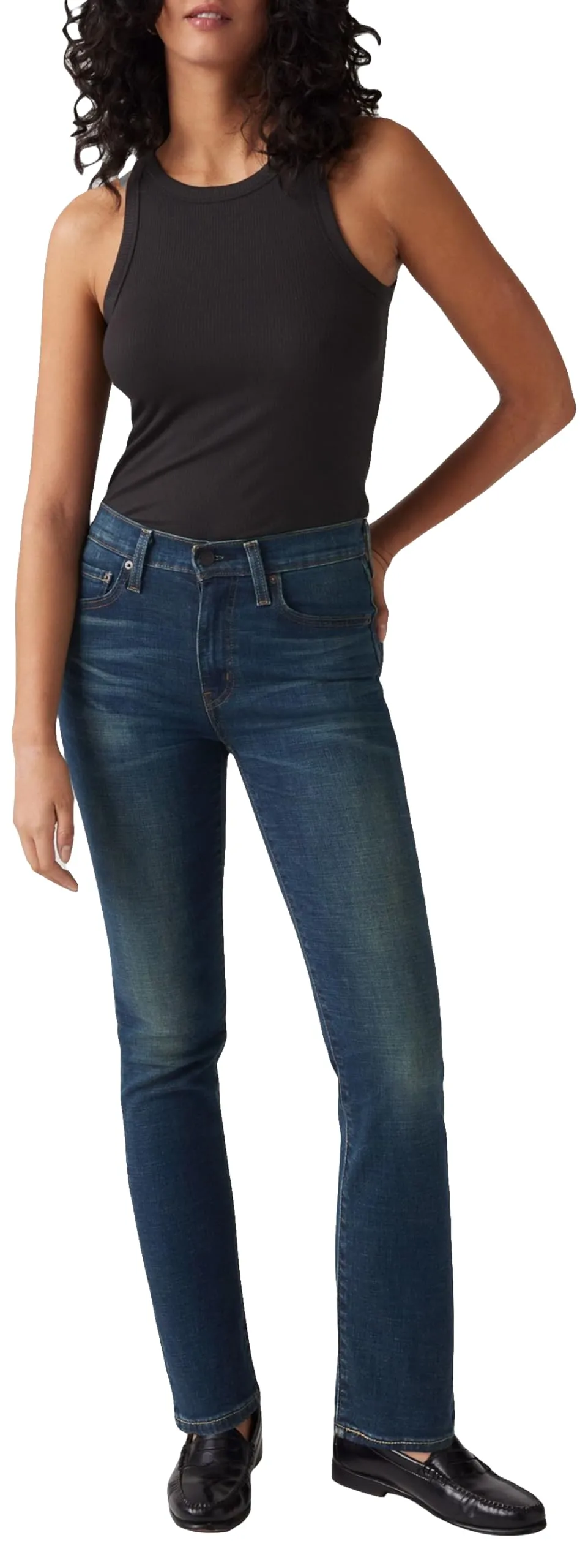 Levi's 724 High Rise Straight Jeans Donna, Miles Apart, 25W / 30L - immagine 3