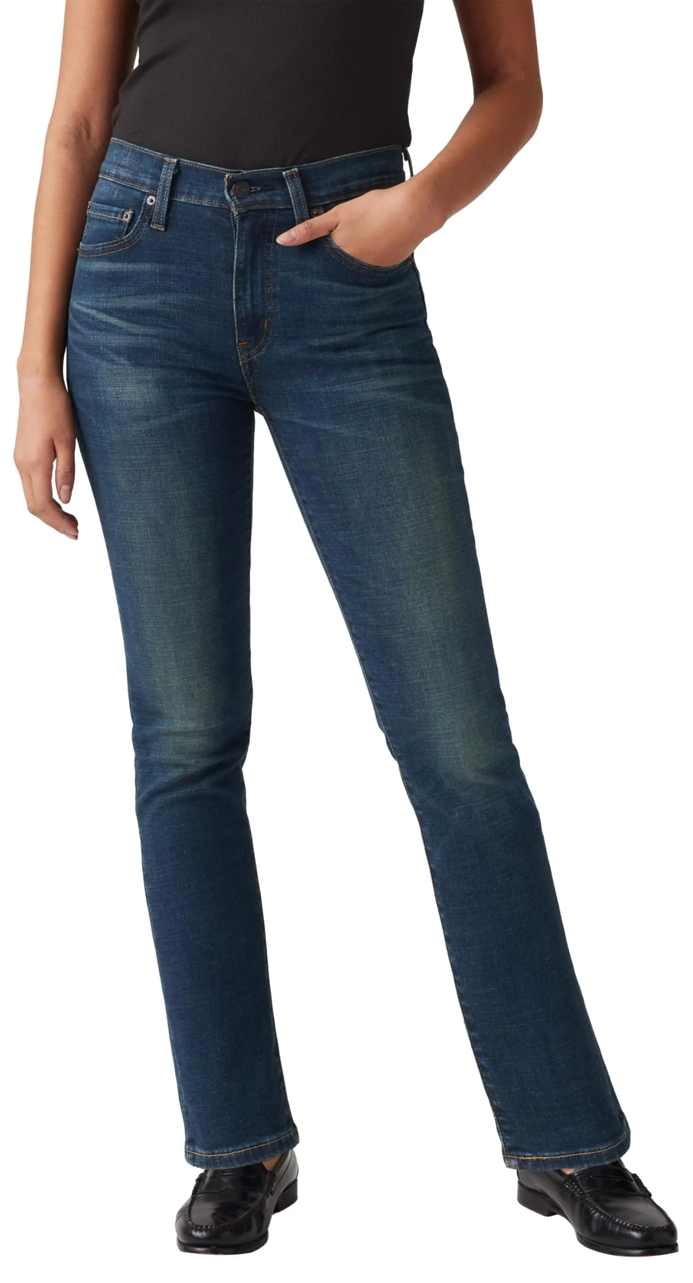 Levi's 724 High Rise Straight Jeans Donna, Miles Apart, 25W / 30L - immagine 4