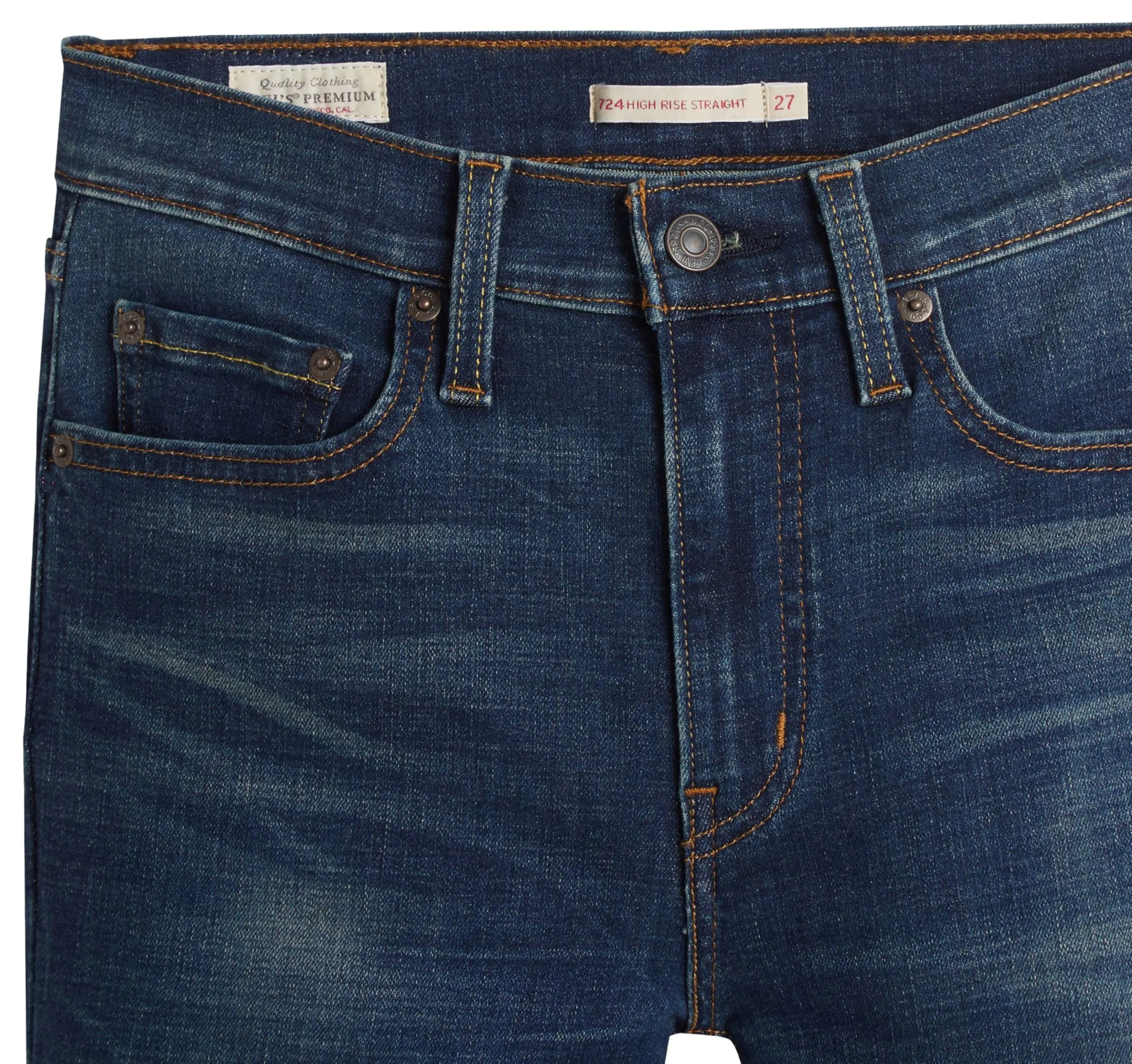 Levi's 724 High Rise Straight Jeans Donna, Miles Apart, 25W / 30L - immagine 8