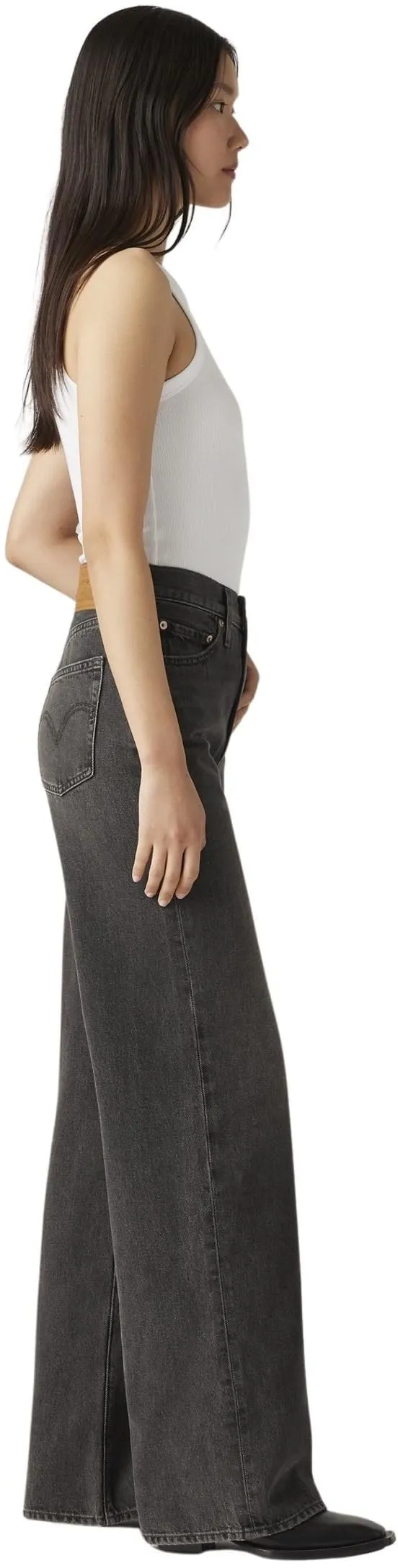 Levi's Ribcage Wide Leg Jeans Swipe Up 27W x 32L - immagine 7