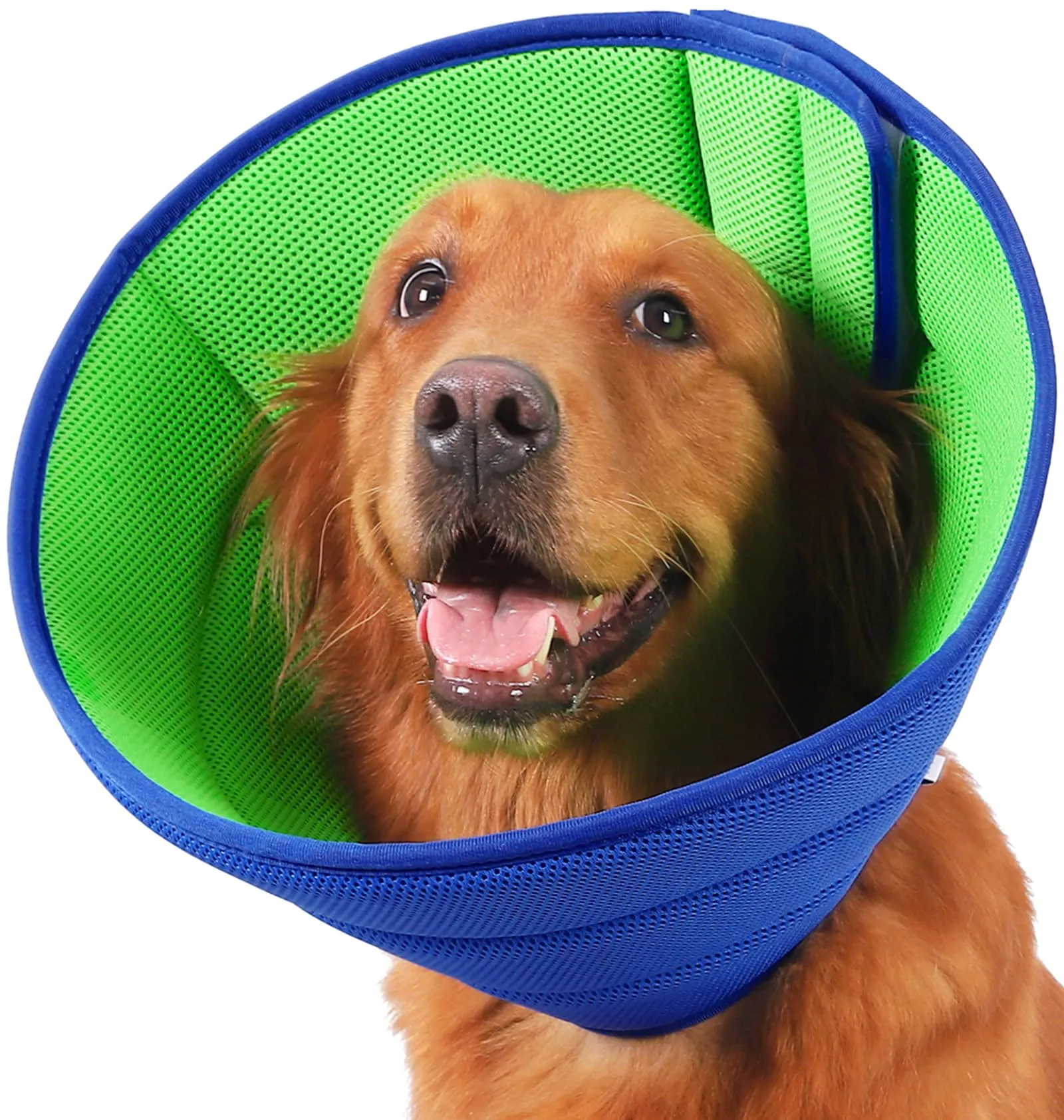 ICOYEA Collare Elisabettiano Morbido Traspirante per Cani e Gatti, Recupero Postoperatorio, Size 7 - immagine 1