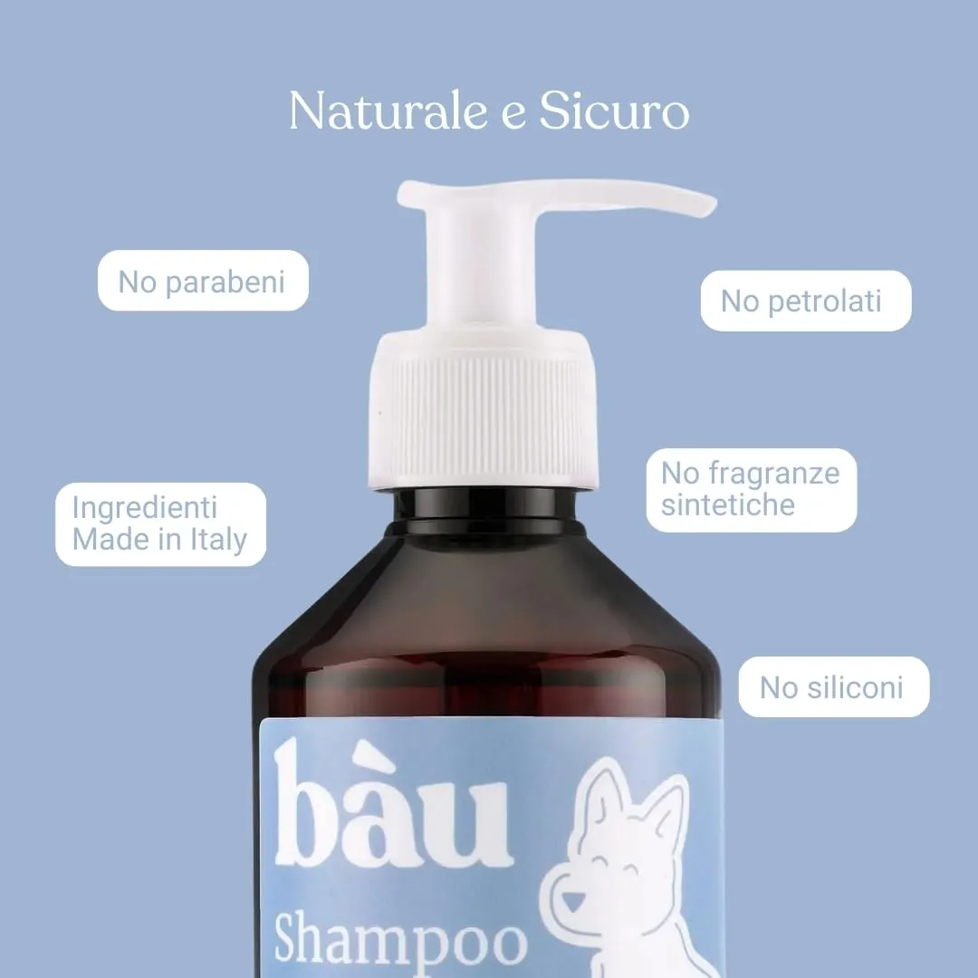 Bau Shampoo Cuccioli Cane Delicato con Aloe Vera, Avena e Pantenolo, 250ml - immagine 6