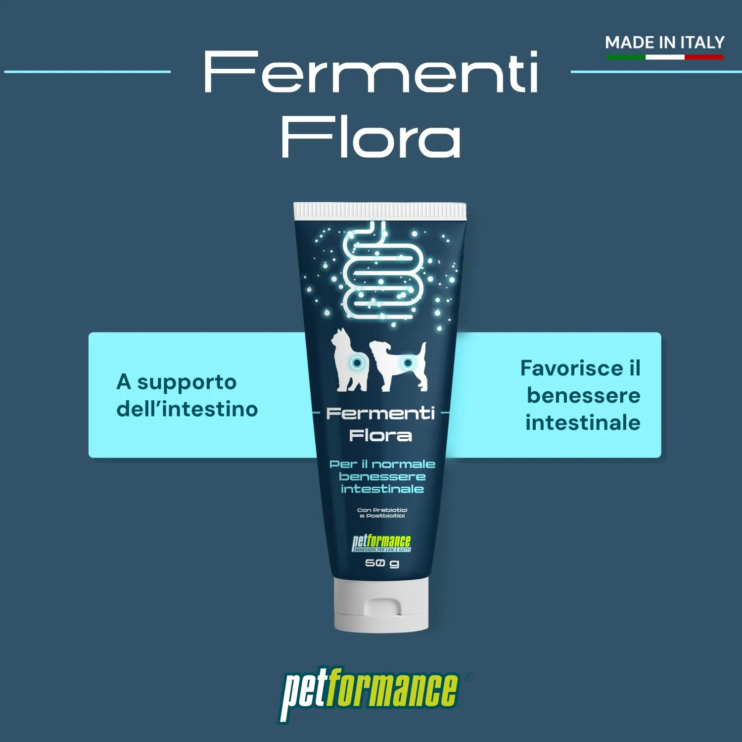 Petformance Fermentiflora in Pasta Prebiotico e Postbiotico per Cani e Gatti, 50g - immagine 2