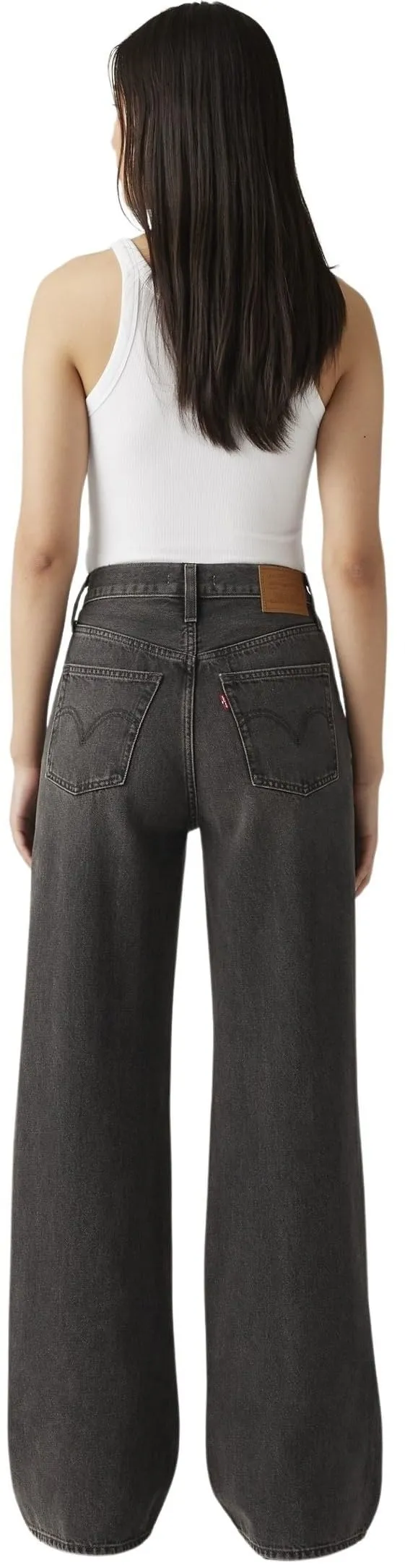 Levi's Ribcage Wide Leg Jeans, Swipe Up, 28W x 30L - immagine 4