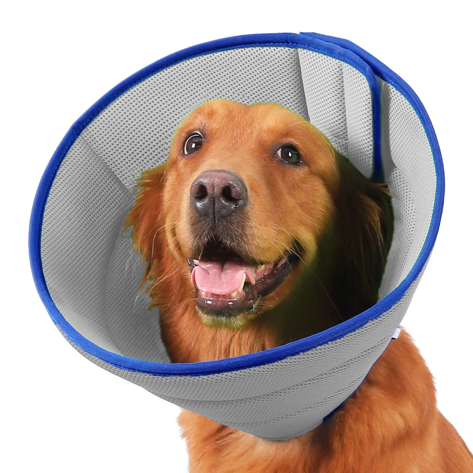 ICOYEA Collare Elisabettiano Morbido Traspirante per Cani e Gatti, Recupero Postoperatorio, Size 7 - immagine 1