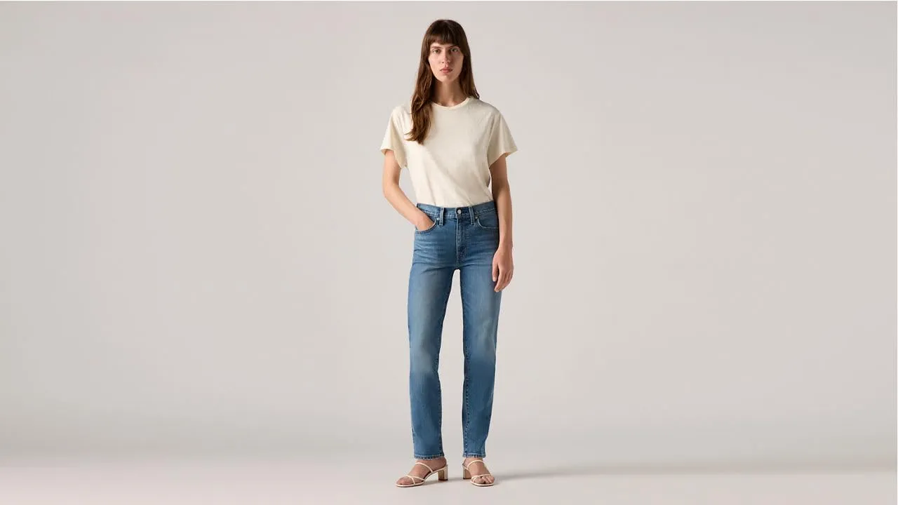 Levi's 724 High Rise Straight Jeans Donna - Kick Start, 25W / 30L - immagine 4