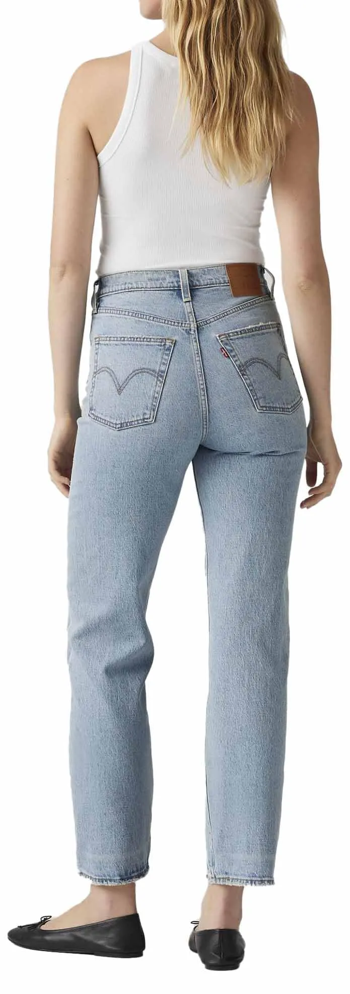 Levi's Ribcage Straight Ankle Jeans, Let's Share, 27W / 29L - immagine 4