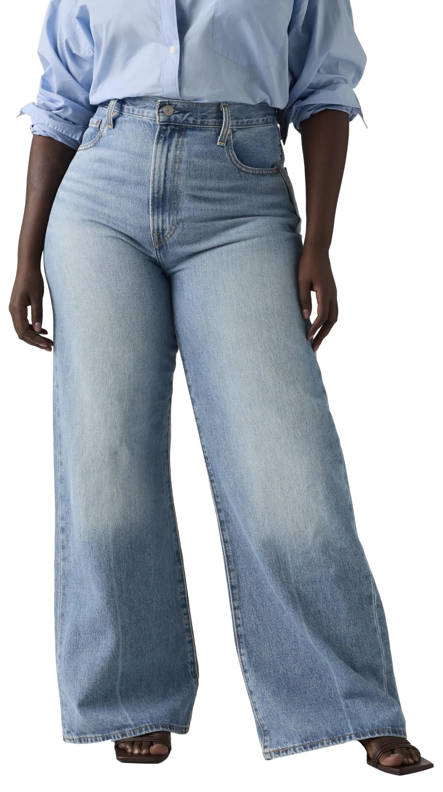 Levi's Ribcage Wide-Leg Jeans, Not The Same, 33W x 32L - immagine 10