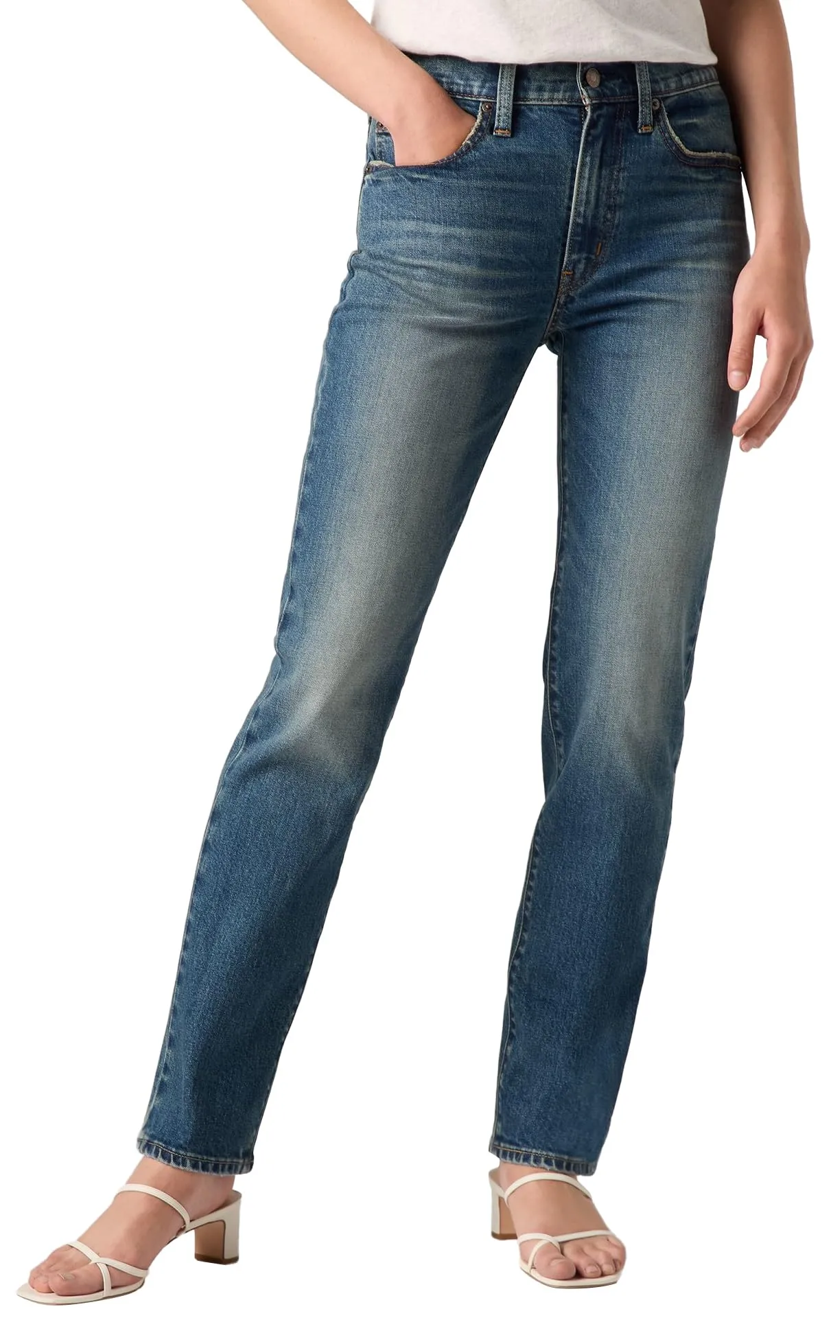 Levi's 724 High Rise Straight Jeans Donna, Ankle Time, 29W / 32L - immagine 4