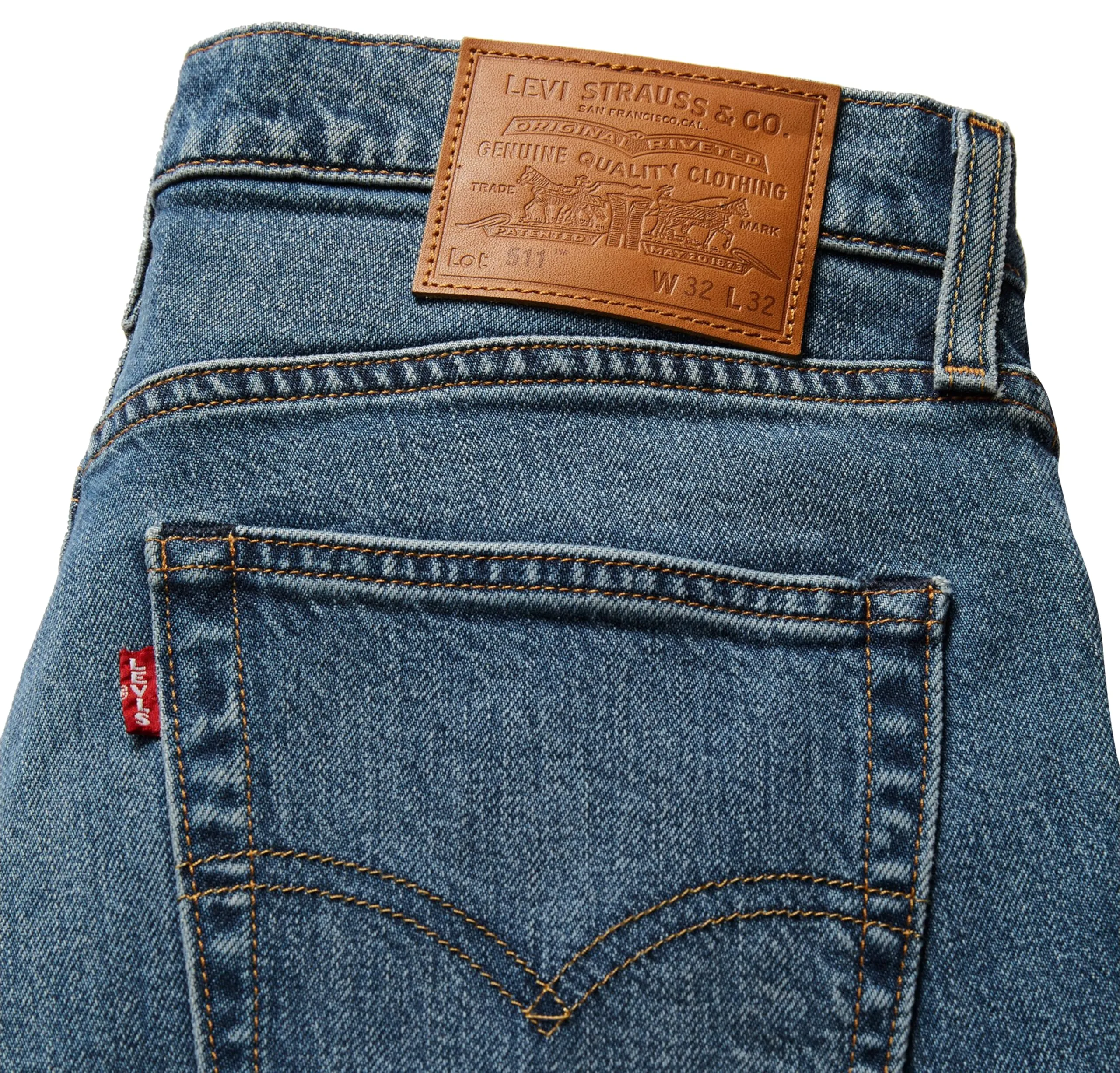 Levi's 511 Slim Jeans Uomo, A Step Ahead, 32W / 36L - immagine 4
