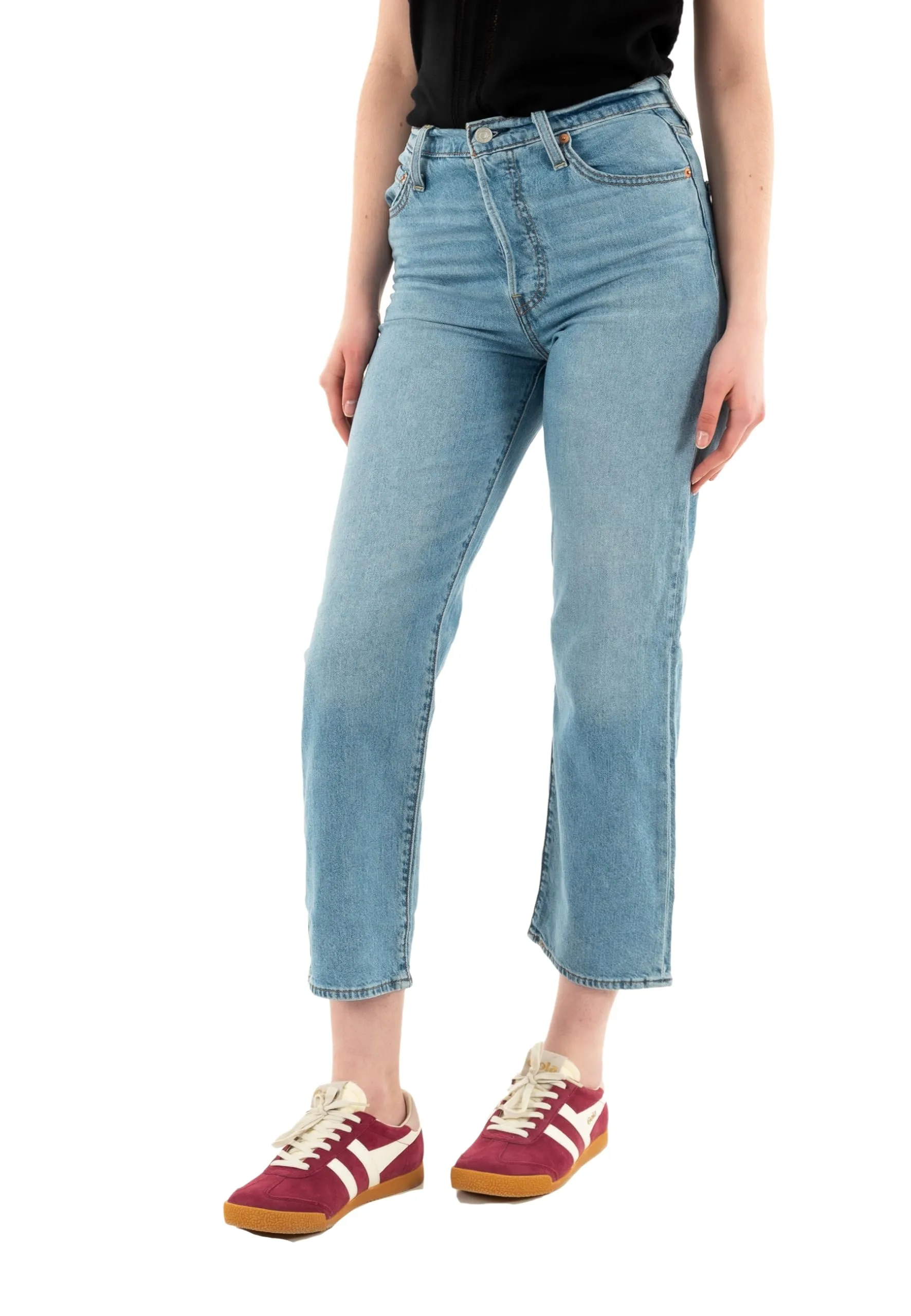 Levi's Ribcage Straight Ankle Jeans - Cool Winner, 29W / 29L - immagine 1