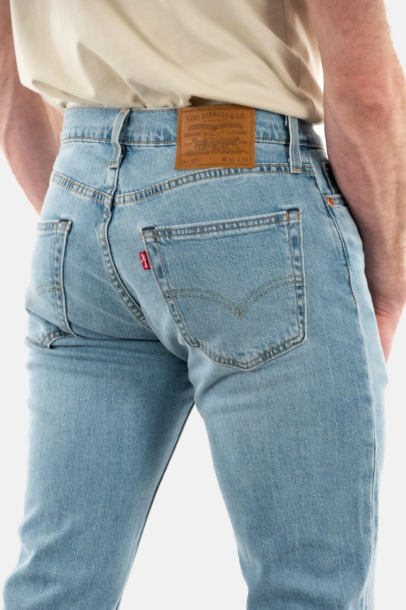 Levi's 511 Slim Jeans Uomo, Call It Off, 36W / 36L - immagine 3