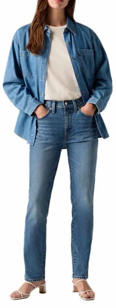Levi's 724 High Rise Straight Jeans Donna - Kick Start, 30W / 30L - immagine 1